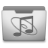 Aluminum Grey Music Icon 48x48 png
